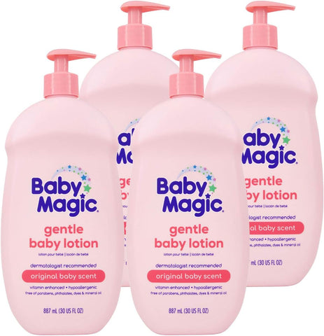 Loção Suave para Bebês Baby Magic | 30 ml (Pacote com 4) | Vitaminas
