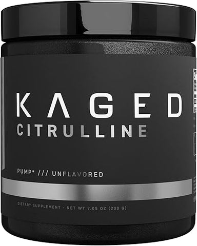 Premium L-Citrulline em Pó | Sem Sabor | Aumente a Bomba Muscular | Melhore a Vascularização Muscular | Impulsionador de Óxido Nítrico | 100 Porções - Kaged