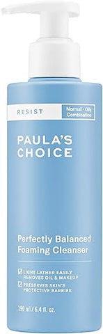 Paula’s Choice RESIST Espuma de Limpeza Perfeitamente Equilibrada com Ácido Hialurônico – 150ml