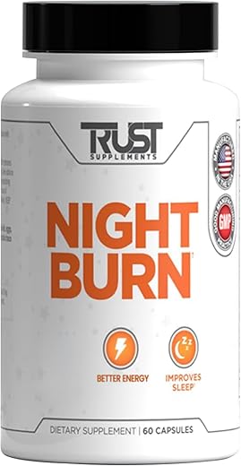 TRUST SUPPLEMENT - Night Burn – Suplemento Noturno para Apoio à Saúde e Sono Melhorado – Fórmula Natural de Bem-Estar para Homens e Mulheres
