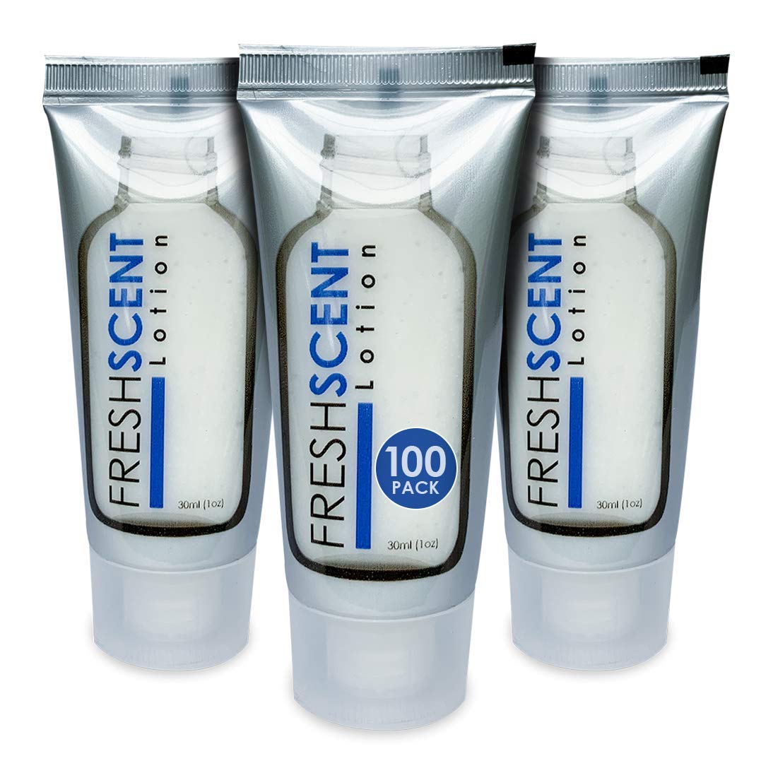 Loção Freshscent 30ml (Pacote com 100 unidades) Tamanho de Viagem para Hotel, Amenidades e Artigos de Higiene em Atacado