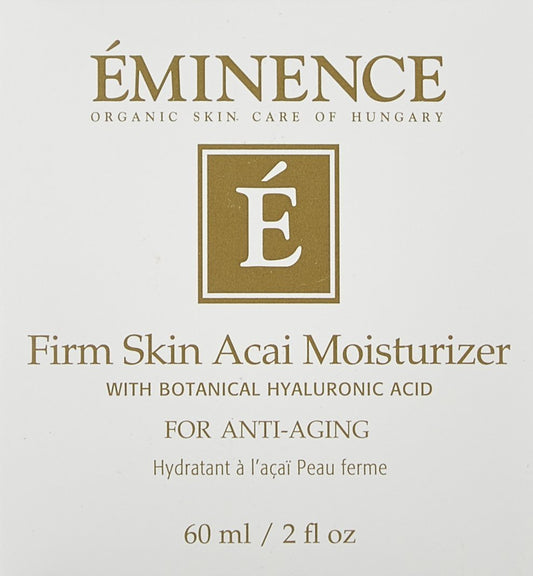 ÉMINENCE - Eminence Organic Skincare – Hidratante Firmador de Pele Açaí com Ácido Hialurônico, 60ml (2254/Em)