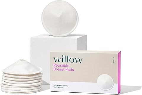 Almofadas de Amamentação Reutilizáveis, 10 unidades – Marca Willow - Willow