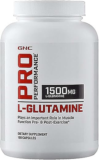 Pro Performance L-Glutamina 180 Cápsulas – Recuperação Muscular - GNC