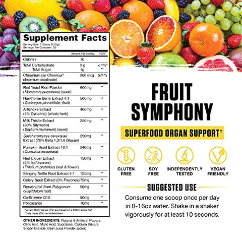 Nektar – Pó Superfood | Suplemento Completo para Saúde | 30 Porções (Sinfonia de Frutas) - Ambrosia