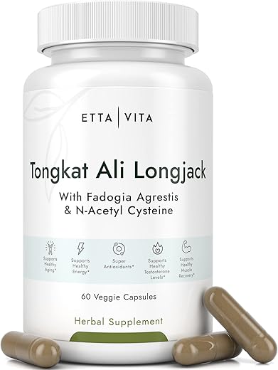 Etta Vita - Hormone Doctor Recommended Test Support – Longjack Tongkat Ali: Aumente sua Testosterona Naturalmente com o Apoio Recomendado pelo Médico Especialista em Hormônios