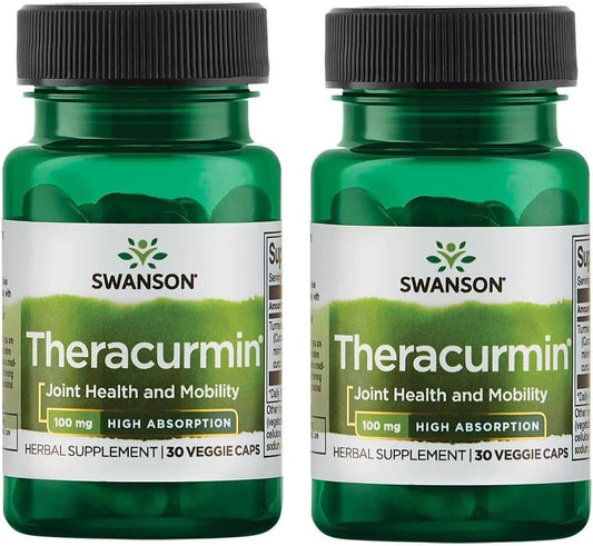 Theracurmin – Suporte Herbal para a Saúde das Articulações – 60 Cápsulas - Swanson