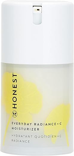 Everyday Radiance Hidratante Vitamina C | Melhora o Tom da Pele | Vitamina C, Niacinamida, Pérola | EWG Verificado, Vegano Cruelty Free | 50 ml - Honest Beauty