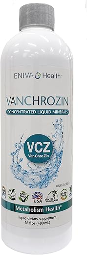 Suplemento Líquido de Minerais Iônicos VANCHROZIN, Vanádio, Cromo – 30ml - Eniva Health