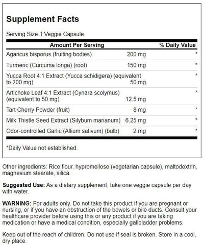 Uric Acid Cleanse – Suplemento Natural para Apoio Renal – Combinação Poderosa de 7 Ervas – (60 Cápsulas Vegetarianas) 3 Pacotes - Swanson