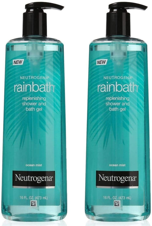 Rainbath Gel de Banho e Chuveiro Reabastecedor, Brisa do Oceano, 473 ml (Pack com 2) - Neutrogena