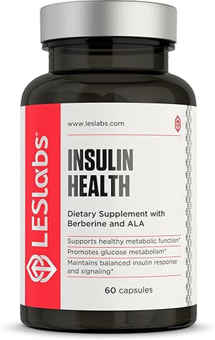 Insulin Health – Suporte para Saúde Metabólica e Lipídica, 60 cápsulas, 500mg - LES Labs