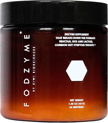 Kit Doméstico 60 Doses – Alívio Eficaz de Inchaço, Gases, Prisão de Ventre, Diarreia, Dor Abdominal – Enzimas Digestivas para Cebola, Alho, Pão, Feijão, Leguminosas, Laticínios - FODZYME