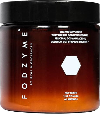 Kit Doméstico 60 Doses – Alívio Eficaz de Inchaço, Gases, Prisão de Ventre, Diarreia, Dor Abdominal – Enzimas Digestivas para Cebola, Alho, Pão, Feijão, Leguminosas, Laticínios - FODZYME