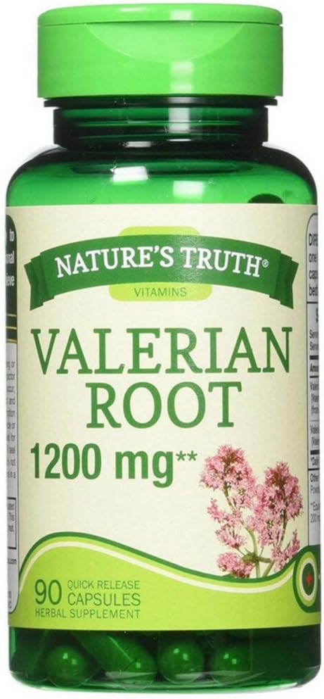 Nature's Truth - Nature’s Truth Raiz de Valeriana 1200 mg 90 cápsulas (Pacote com 3) – Marca Nature’s Truth