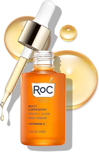 Multi Correxion Revive Glow – Serum Vitamina C 10% para o Rosto, Tratamento Diário Antienvelhecimento, Rugas e Tom de Pele, Clareador – 30ml - RoC