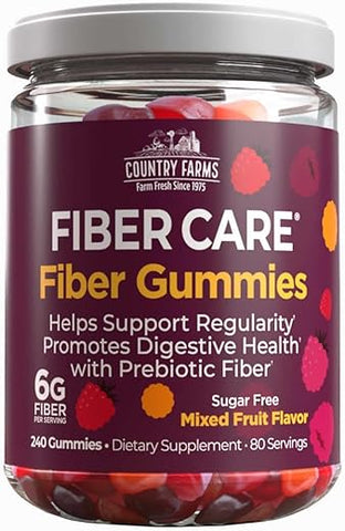 Generic - Exquisite Fiber Gummies para Saúde Digestiva, 240 Unidades, Sem Açúcar – Marca em Destaque