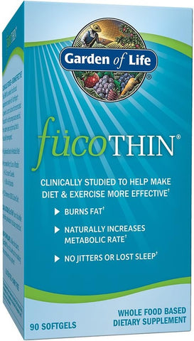 Fucoxantina – FucoThin Cápsulas para Emagrecimento, 90 Softgels - Garden of Life