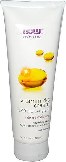 NOW Foods - Now Foods Creme de Vitamina D-3 – 118 ml (Pacote com 3)