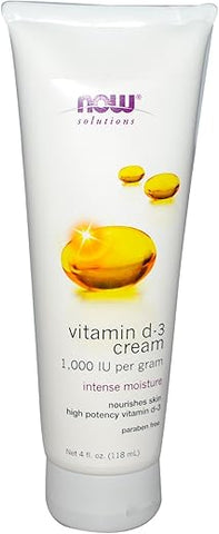 NOW Foods - Now Foods Creme de Vitamina D-3 – 118 ml (Pacote com 3)