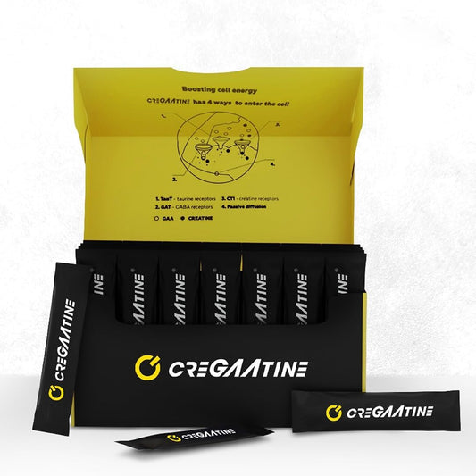 CreGAAtine - Micronized Creatine Monohydrate GAA | Aumenta a Força, Sem Retenção de Água | Potencializa a Memória | 100g