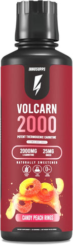 Volcarn 2000 – Energia Avançada L-CARNITINA Líquida | Estimulante de ATP com GBEEC | Aumenta a Energia, Melhora o Foco, Sem Cafeína, Sem Adoçantes Artificiais | 32 Porções - InnoSupps