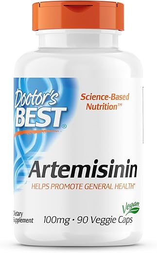 Doctor's BEST - Doctor’s Best Artemisinin – Vegano, Sem Glúten, 90 Cápsulas Vegetais