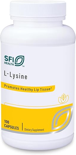 L-Lysine – 500mg Aminoácido Essencial para Saúde Imunológica - Klaire Labs