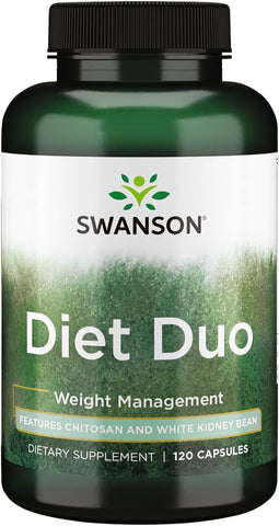 Duo Diet com Feijão Branco 120 Cápsulas – Perda de Peso e Controle de Carboidratos - Swanson