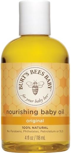 Burt's Bees - Óleo Nutritivo para Bebê 100% Natural Burt’s Bees Baby, 4 Ounces (2 Embalagens) – Embalagem Pode Variar