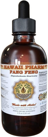 Hawaii Pharm - Fang Feng Tintura, Extrato Líquido de Raiz de Fang Feng e Siler (Saposhnikovia Divaricata), Suplemento Herbal 120 ml