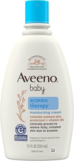 Aveeno - AVEENO BABY Creme Hidratante para Eczema com Aveia Coloidal Natural – 100g