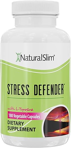 Defensor do Estresse L-Tirosina – Fórmula Natural para Reduzir o Estresse e Promover o Bem-Estar – 60 cápsulas de 500mg - NaturalSlim