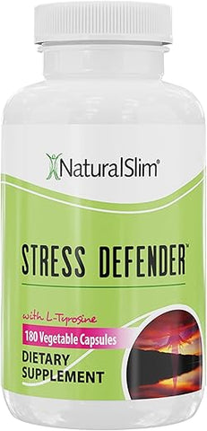 Defensor do Estresse L-Tirosina – Fórmula Natural para Reduzir o Estresse e Promover o Bem-Estar – 60 cápsulas de 500mg - NaturalSlim
