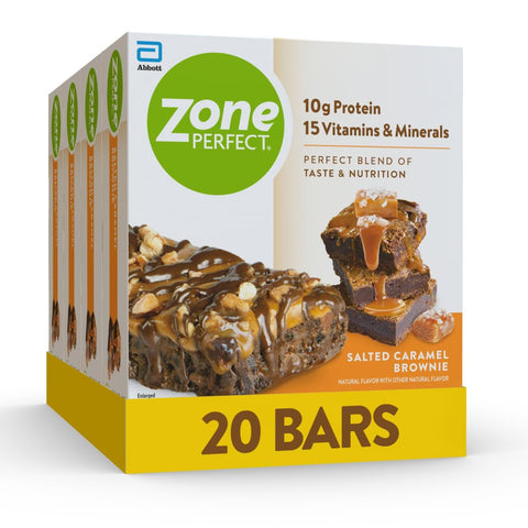 Zone Perfect - ZonePerfect Barras de Proteína, 10g de Proteína, 18 Vitaminas – Energize seu dia com as Barras de Proteína ZonePerfect