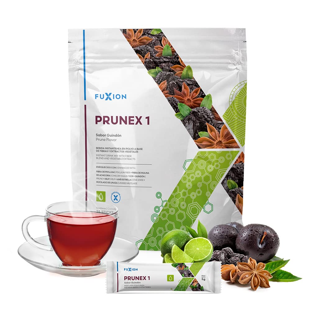 Kaxilu - Pacote de Produtos Usoway Healthcare, Itens Variados – Prunex 1 – Melhor para Limpeza do Cólon, Detox para Trânsito Intestinal Ótimo (28 Sticks, Prunex 1)