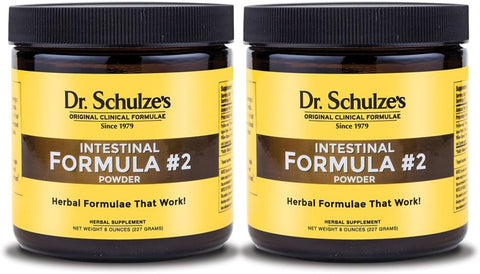 Dr. Schulze's - Dr. Schulze’s | Fórmula Intestinal #2 | Limpeza Herbal do Cólon | Pó Natural Detox | Suplemento Alimentar | Remova Resíduos Excessivos, Toxinas
