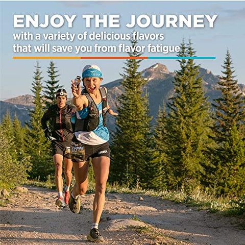 GU ENERGY GEL - Gel Energético GU Energy Roctane Ultra Endurance Vegano, Sem Glúten, Kosher e Sem Laticínios para Esportes ao Ar Livre – Chocolate com Sal Marinho