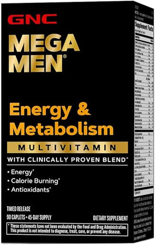 Mega Men Energy – Suplemento Energético para Homens – 60 Cápsulas - GNC