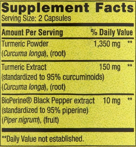 SupeRed - Spring Valley Curcumin Ultra Strength – 90 Cápsulas Vegetarianas de 1.500 mg – Guia Nutricional Incluso (2 Itens)