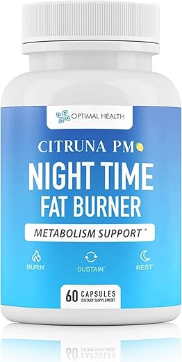 Citruna - PM Suplemento Noturno para Perda de Peso Masculina – Marca PM, 60 cápsulas, 100% natural