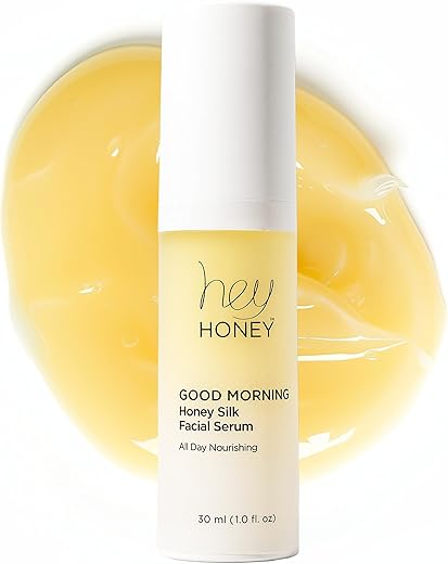 Soro Facial Hey Honey Skincare Good Morning para Pele Madura | Hidratante e Protetor de Barreira Cutânea | com Ácido Hialurônico, Retinil | Livre de Sensibilidade 30ml