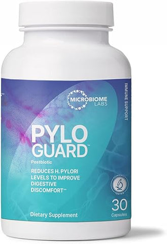 PyloGuard – L reuteri DSM17648 Patenteado para Melhorar o Conforto Digestivo – Saúde Intestinal - Microbiome Labs