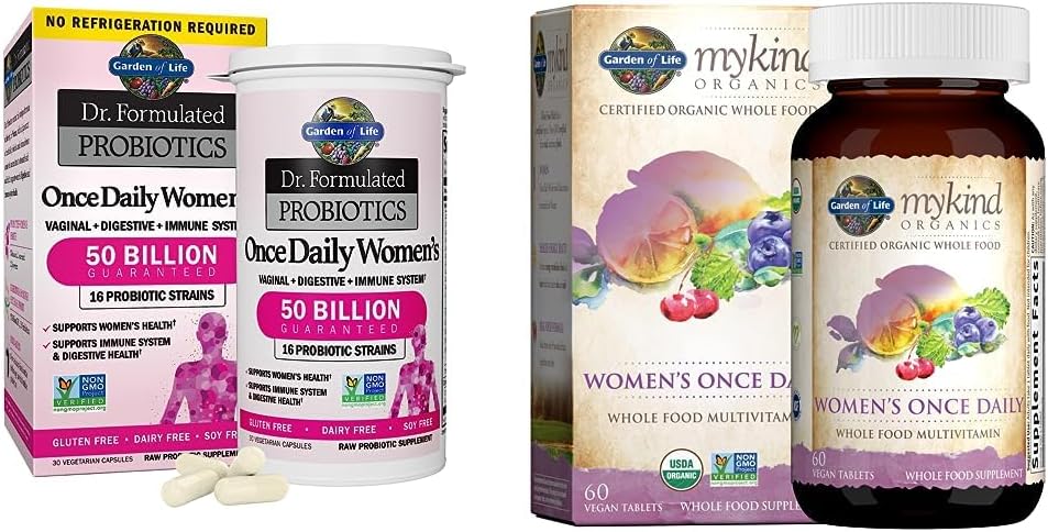 Probióticos para Mulheres – Fórmula Específica – 30 Bilhões de UFC – 30 Cápsulas - Garden of Life