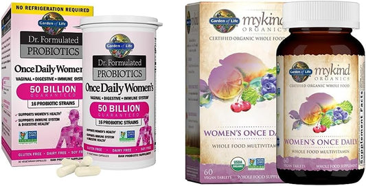 Probióticos para Mulheres – Fórmula Específica – 30 Bilhões de UFC – 30 Cápsulas - Garden of Life