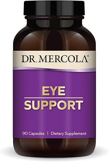 Eye Support – 90 Servings (90 Cápsulas) – Suporte para a Saúde dos Olhos e Visão – Não-OGM - Dr. Mercola