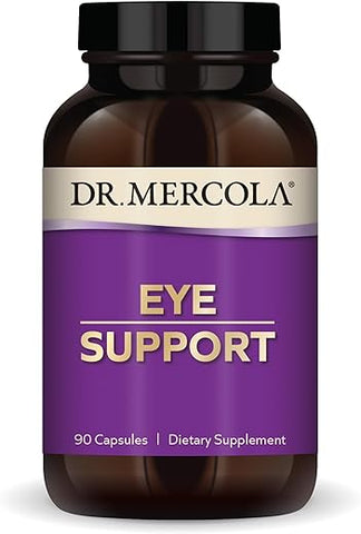 Eye Support – 90 Servings (90 Cápsulas) – Suporte para a Saúde dos Olhos e Visão – Não-OGM - Dr. Mercola