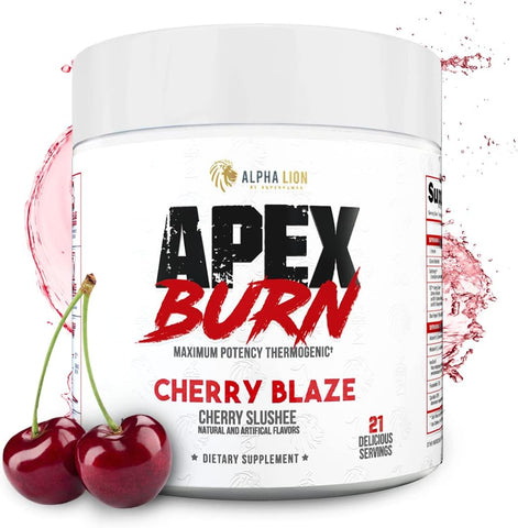 Apex Burn – Suplemento para Perda de Peso, Pó para Treino, Termogênico Natural, Queimador de Calorias, Suporte para Perda de Gordura, Energia - ALPHA LION