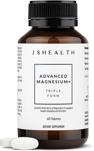 Suplemento de Magnésio Avançado JSHealth Vitamins com Magnésio Glicinato